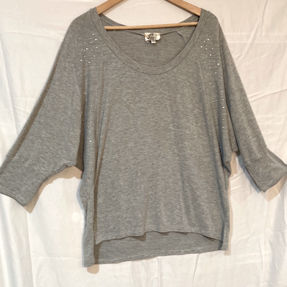 Gray blouse